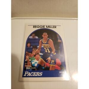 Reggie Miller 1989-1990 NBA Hoops #29 - Indiana Pacers - HOF